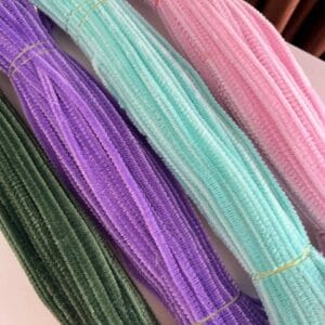 Craft Pipe Cleaners (Approx.100 Pcs) | Soft Chenille Stems for DIY & Art Projects-E