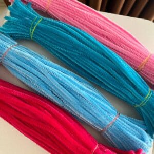 Craft Pipe Cleaners (Approx.100 Pcs) | Soft Chenille Stems for DIY & Art Projects-F
