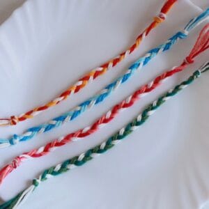 Classic Braided Rakhi Making Threads