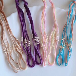 Pastel Pearl Rakhi Making Threads-A