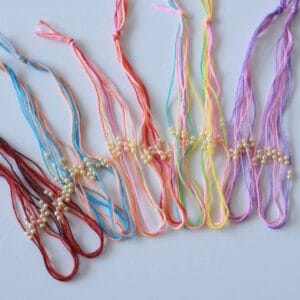 Pastel Pearl Rakhi Making Threads