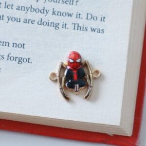 Spider Hero Inspired Rakhi Connector Charm