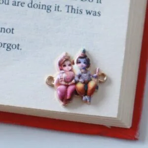 Radha Krishna Rakhi Connector Charm