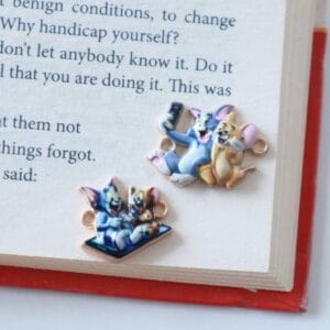 Tom & Jerry Cartoon Charms (Set of 2)
