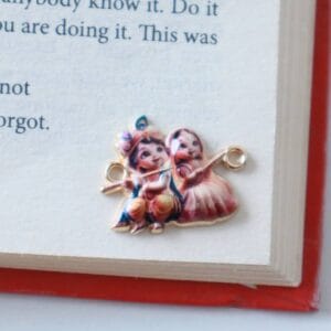 Cute little Radha Krishna Charm