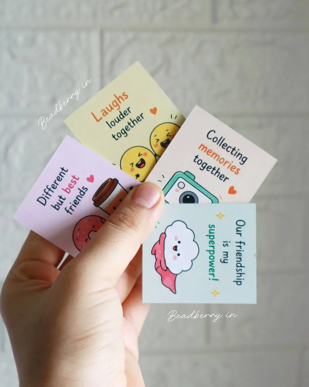 Friendship Day Mini Cards-Set of 12