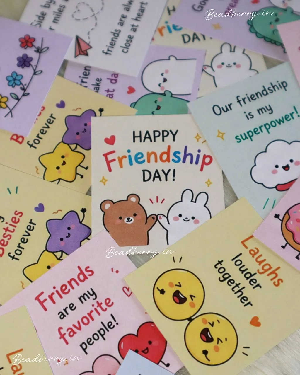 Friendship Day Mini Cards-Set of 12