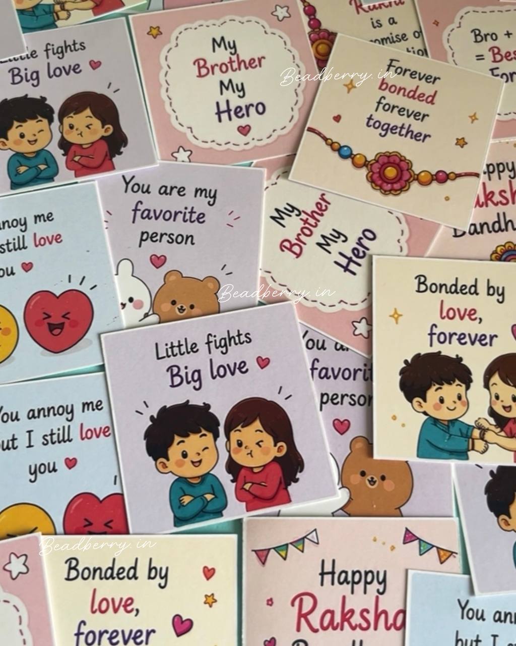 Rakshabandhan Mini Cards-Set of 12