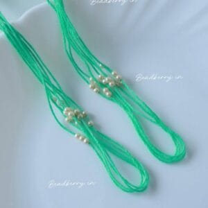Mint Green Pearl Rakhi Making Thread