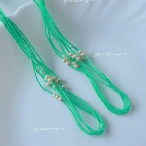 Mint Green Pearl Rakhi Making Thread