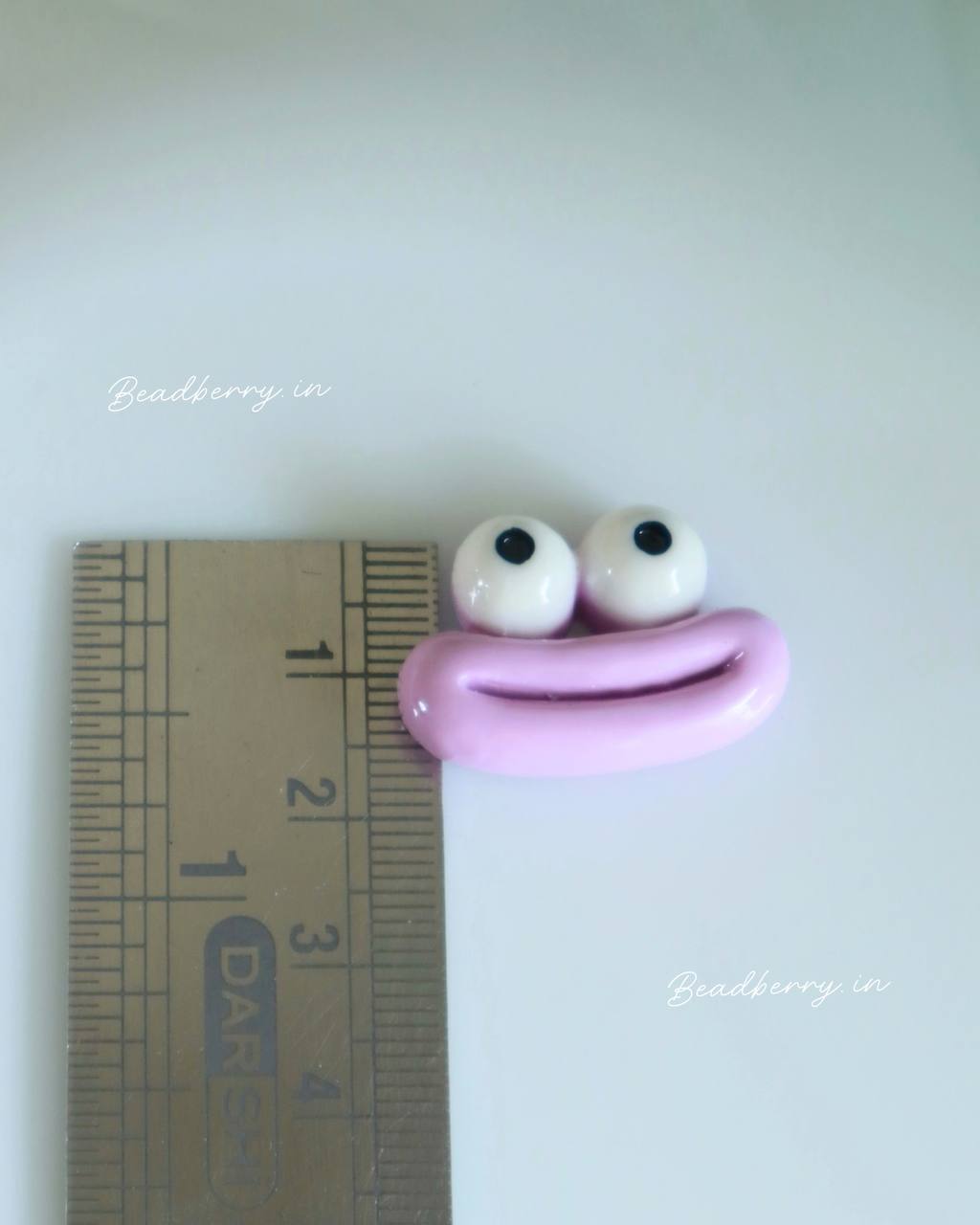 Googly Eye Smiley Flatback Charm