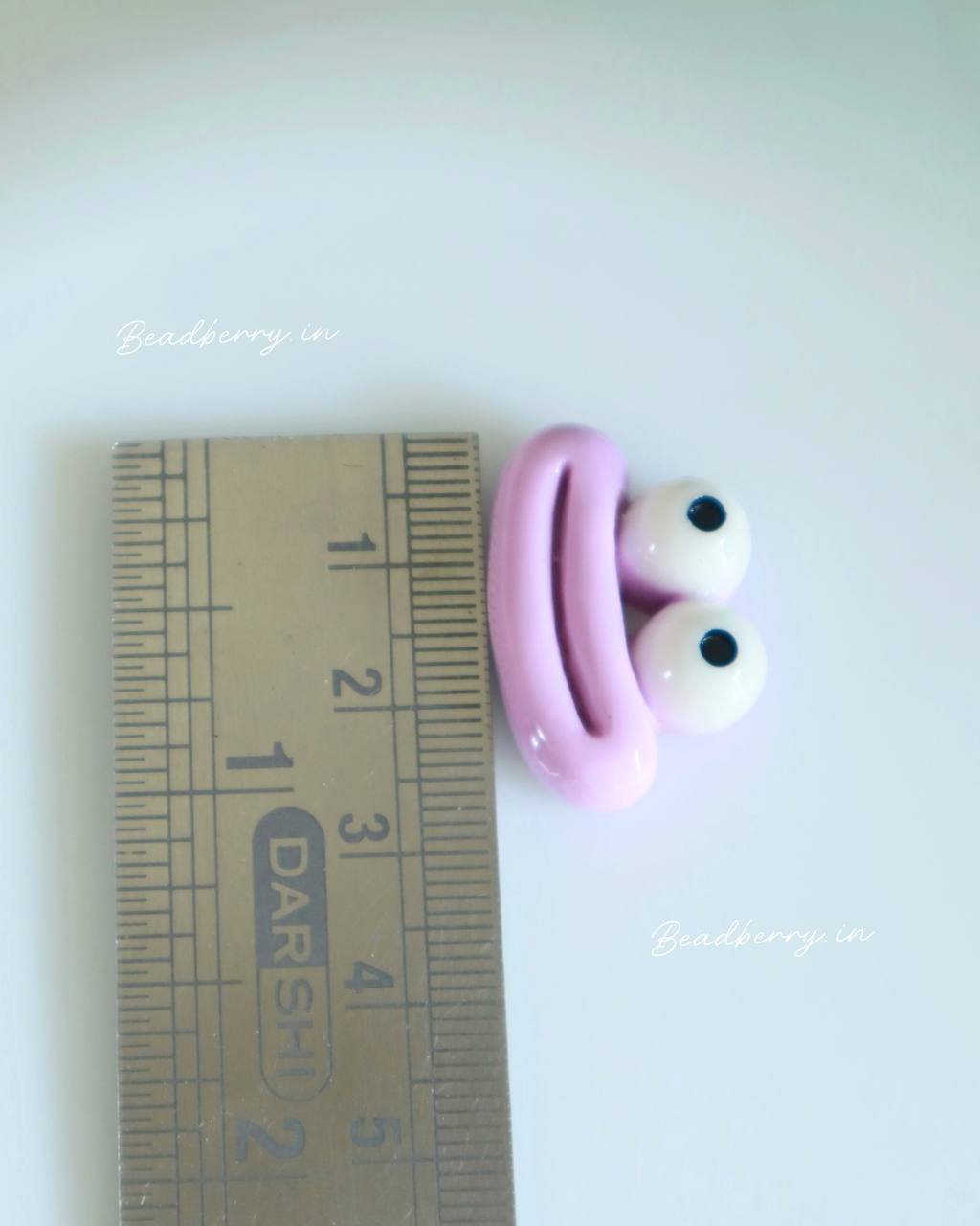 Googly Eye Smiley Flatback Charm