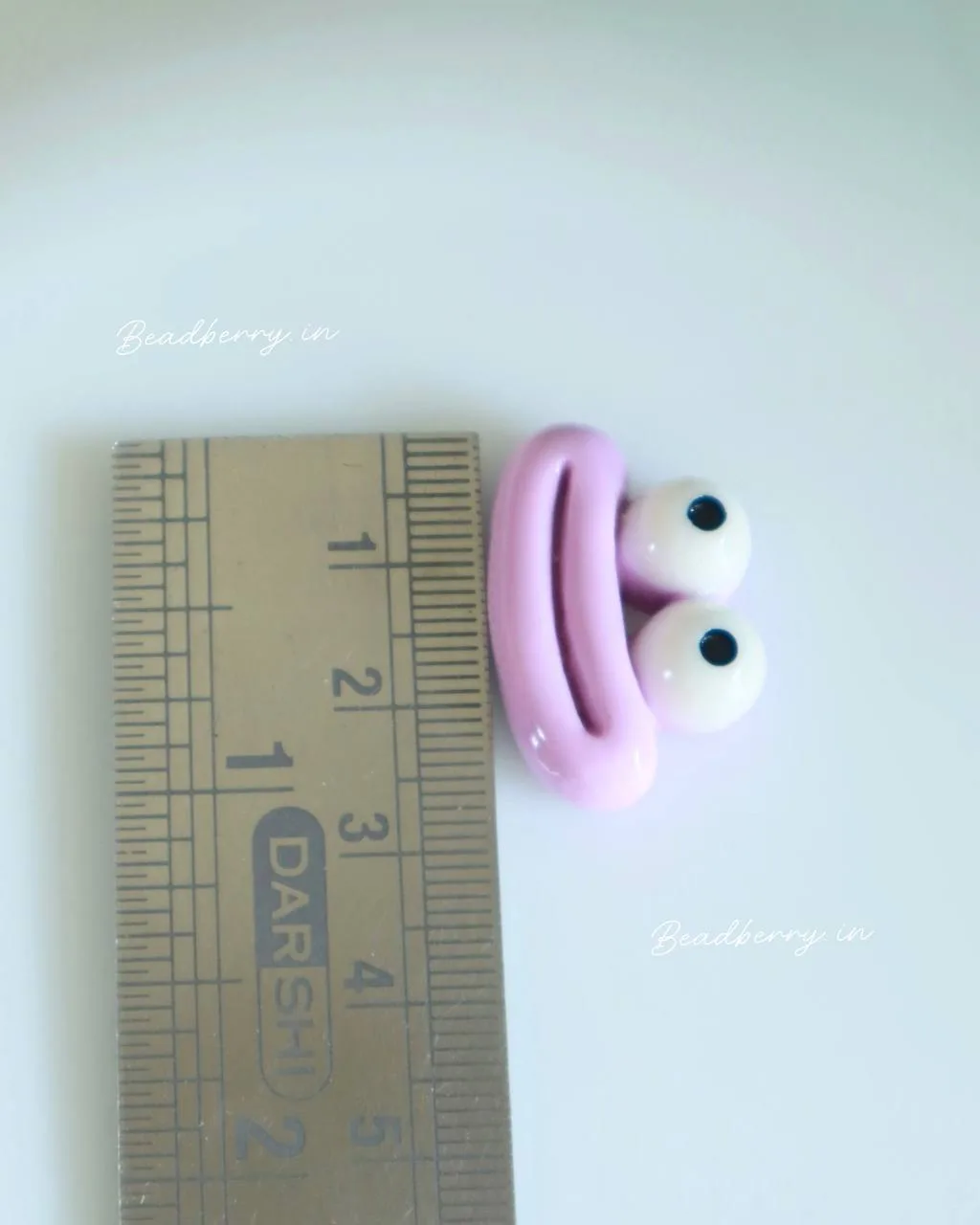 Googly Eye Smiley Flatback Charm
