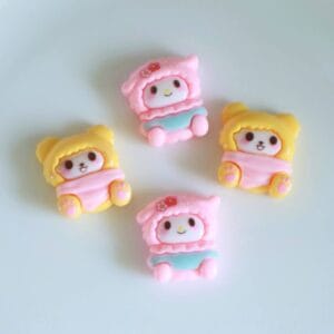Cute Pastel Animal Flatback Charms