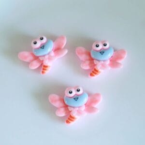 Pastel Dragonfly Flatback Charm