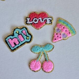 Kawaii Chenille Patch Stickers